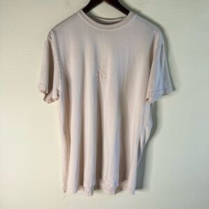 Men's Teddy Fresh Soft Pink Short Sleeve Graphic Tee Size Large 100% Cotton